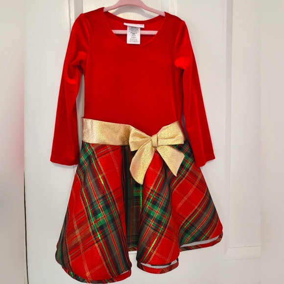 Christmas dress size 4 by Bonnie Jean-Macy's. - Picture 2 of 4